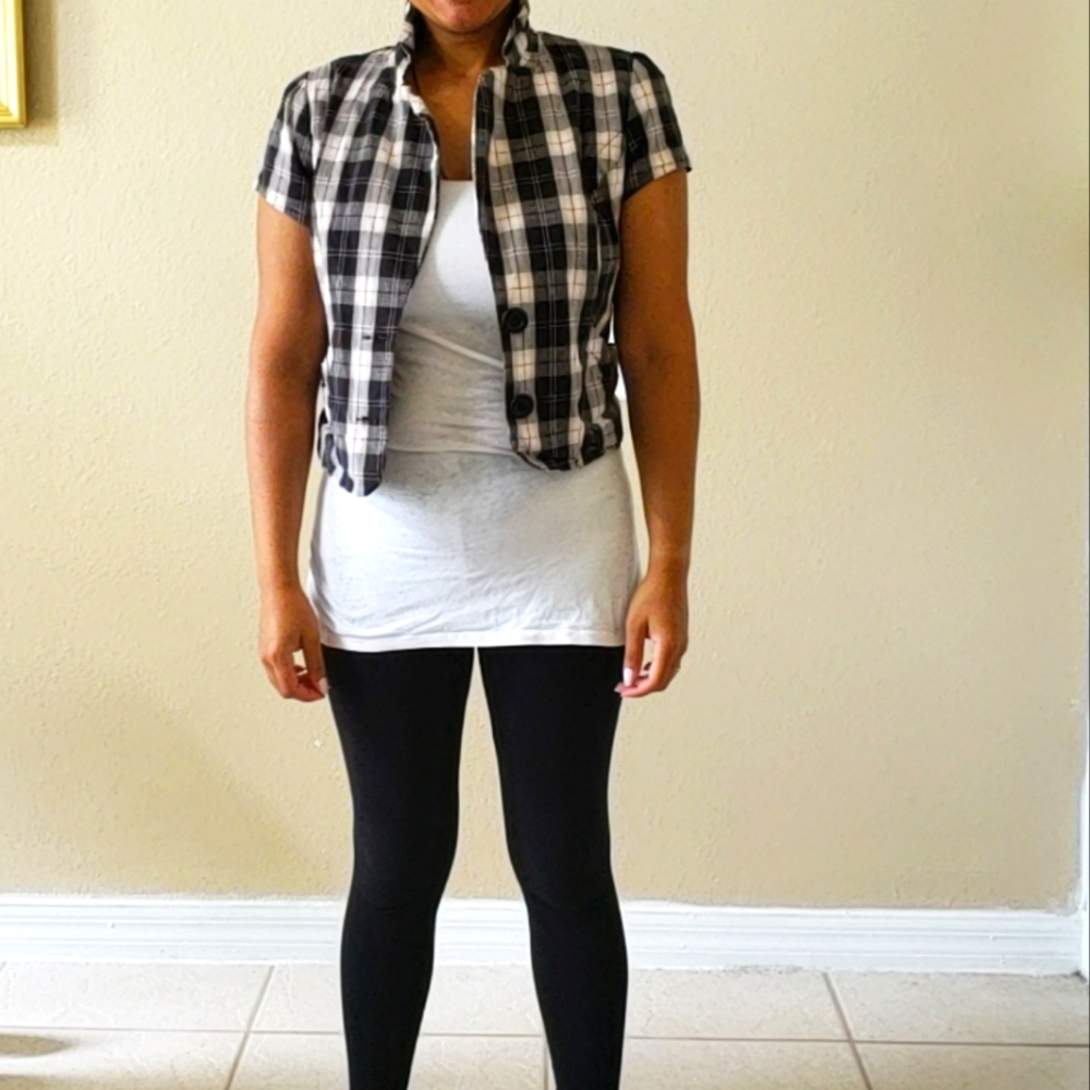 🌞Juniors plaid blazer - Picture 4 of 5